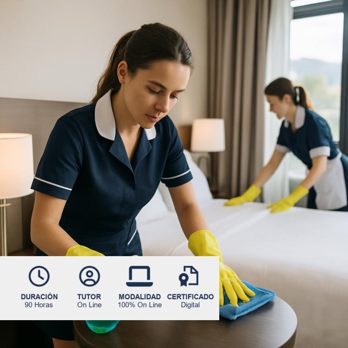 Curso de Limpieza y Desinfección en Establecimientos Hoteleros